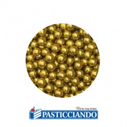  Vendita on-line di Perline dorate di zucchero 80gr Wafers Farma Decor S.R.L. 