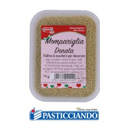  Vendita on-line di Perline/Mompariglia zucchero dorate 50gr  