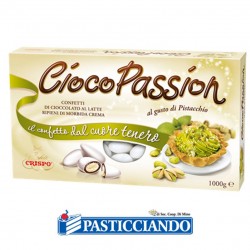  Vendita on-line di Confetti CiocoPassion bianchi al pistacchio 1kg Crispo s.r.l. 