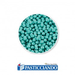  Vendita on-line di Perle di zucchero lucide celeste di zucchero 50gr Floreal 