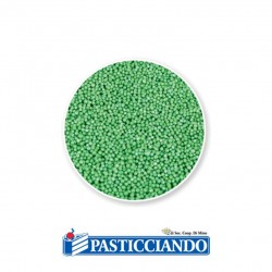 Mompariglia di zucchero perlato verde 50gr Floreal in vendita online