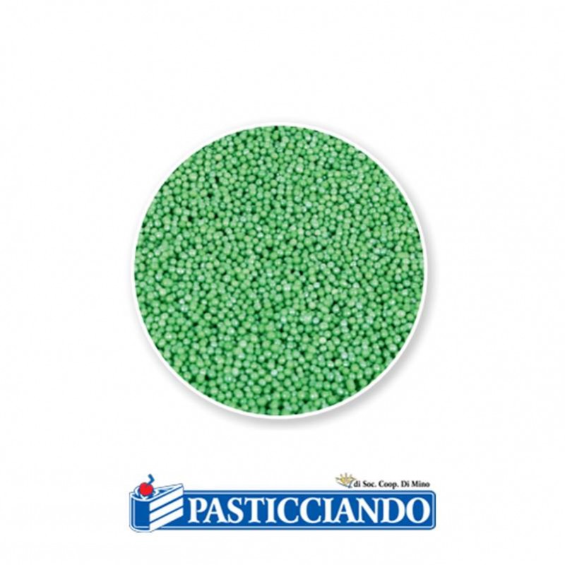 Mompariglia di zucchero perlato verde 50gr - Floreal