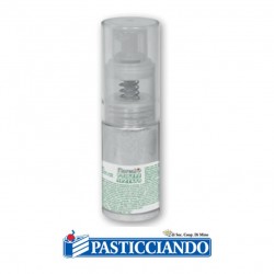  Vendita on-line di Spray in polvere argento perlato 10gr  