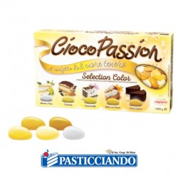 Confetti CiocoPassion sfumato giallo 1kg Crispo s.r.l. in vendita online