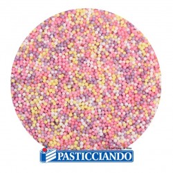  Vendita on-line di Perle di zucchero colori tenui 70gr  