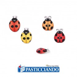 Coccinelle in zucchero 2pz Modecor in vendita online