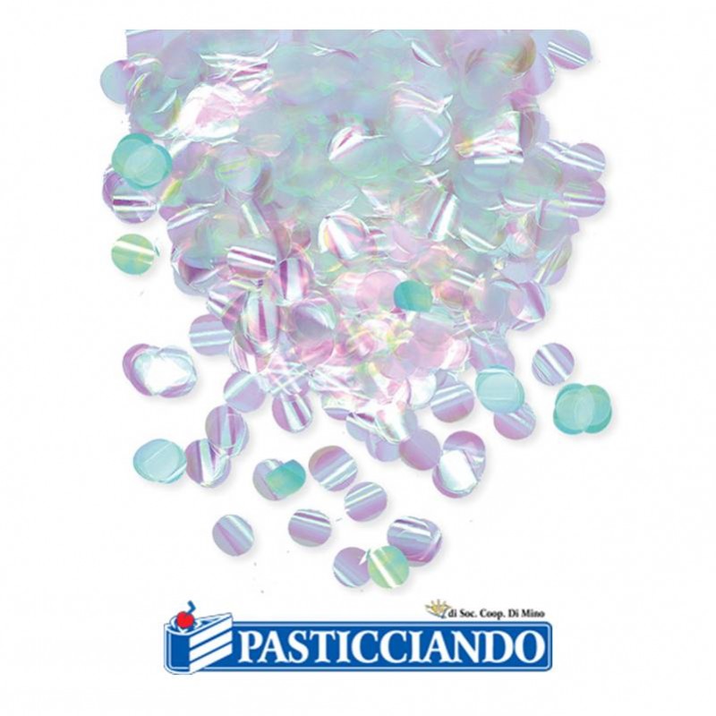 Coriandoli tondi iridescenti 50gr - Big Party