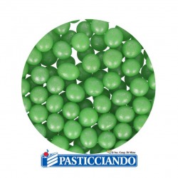  Vendita on-line di Perle in zucchero verdi 60gr  