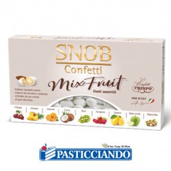 Confetti bianchi mix fruit snob 1kg Crispo s.r.l. in vendita online