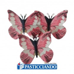  Vendita on-line di Farfalle in ostia fucsia 140pz  