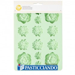  Vendita on-line di Stampo in silicone piante grasse Wilton 