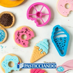 Set 2 tagliapasta ciambella e gelato Decora in vendita online