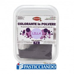  Selling on-line of copy of Colore in polvere viola 6gr GRAZIANO 
