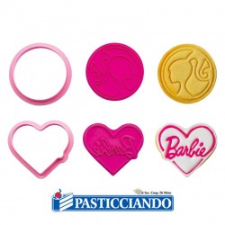 Set 2 tagliapasta Barbie ad incisione Decora in vendita online