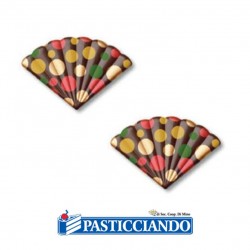 Ventaglio il cioccolato colorato 2pz Wafers Farma Decor S.R.L. in vendita online