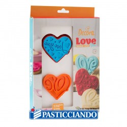  Vendita on-line di Set tagliapasta e marcatori Love Decora 