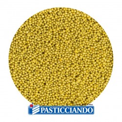 Perline di zucchero dorate 100gr Decora in vendita online