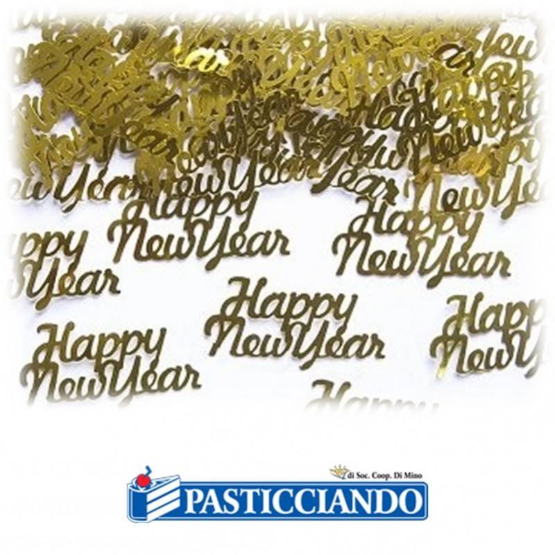 Coriandoli decorativi Happy New Year 3gr - GRAZIANO