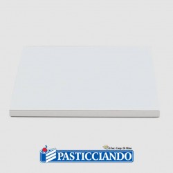  Vendita on-line di Sottotorta rigido quadrato bianco 40X40 H1,2 cm Decora 