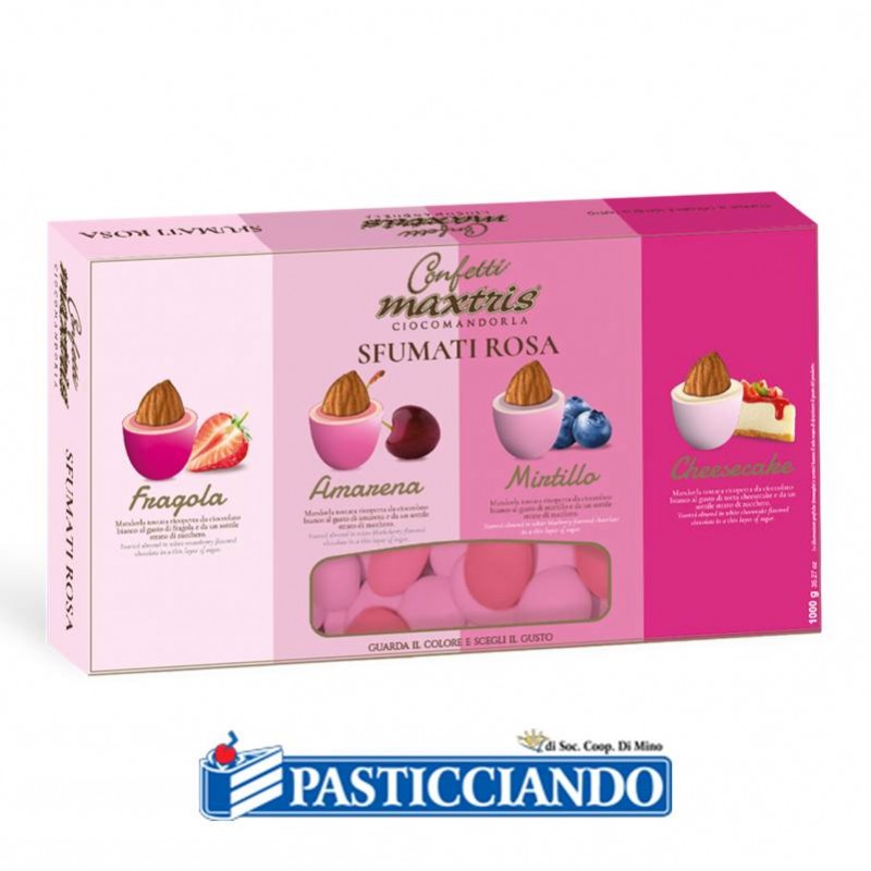 Confetti sfumati rosa 1kg - Maxtris