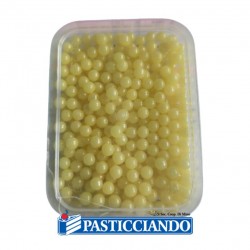  Vendita on-line di Perle in zucchero gialle 60gr  