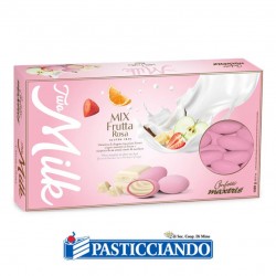  Vendita on-line di Confetti two milk mix frutta rosa 1kg Maxtris 