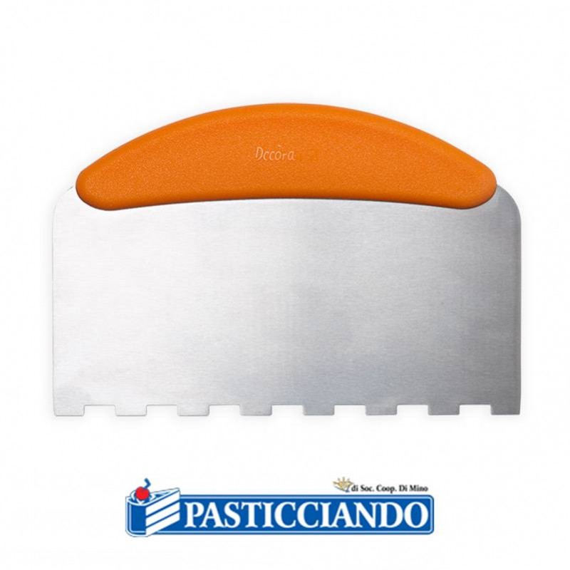 Spatola inox ondulata pettine - Decora