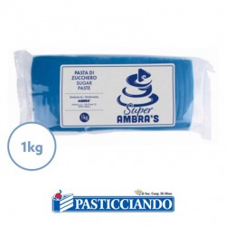  Vendita on-line di Pasta di zucchero blu super 1kg  