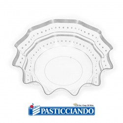  Vendita on-line di Contenitore argento decorato per confettata 22cm GRAZIANO 