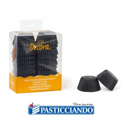  Vendita on-line di Mini pirottini neri 200pz Decora 