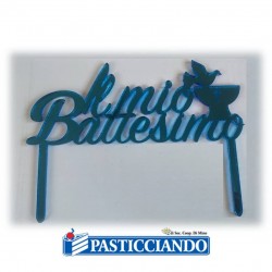  Vendita on-line di Topper Il mio Battesimo azzurro plexiglass GRAZIANO 