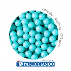  Vendita on-line di Perline celesti in zucchero 80gr Modecor 