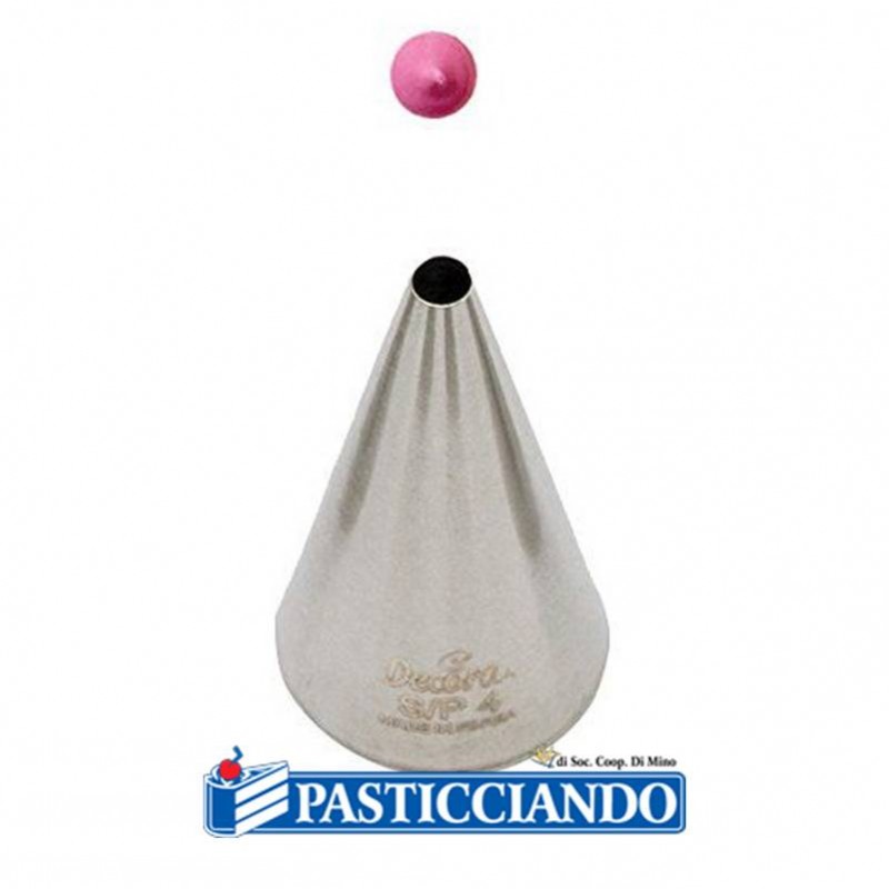 Beccuccio cornetto tondo liscio n. 5 - Decora