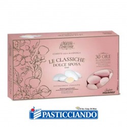  Vendita on-line di Confetti mandorla dolce sposa rosa 1kg Maxtris 