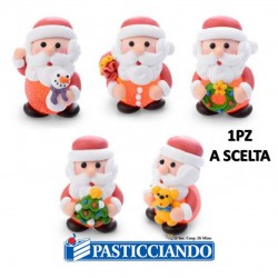  Vendita on-line di Babbo Natale in zucchero e gelatina 1pz Ambra's 