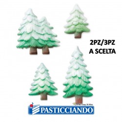  Vendita on-line di Pino 2D in zucchero 2pz/3pz Ambra's 