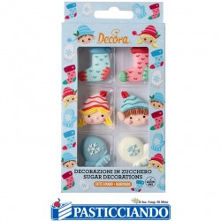  Vendita on-line di Elfi in zucchero Decora -  6pz Decora 