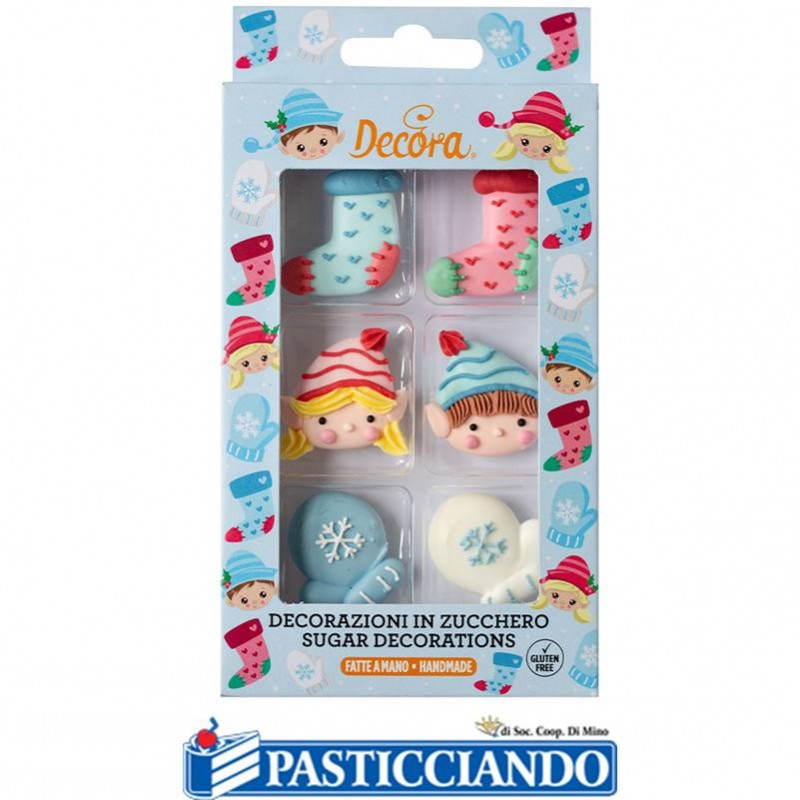 Elfi in zucchero Decora -  6pz - Decora