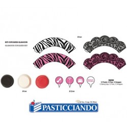 Kit cupcakes glamour Decora in vendita online