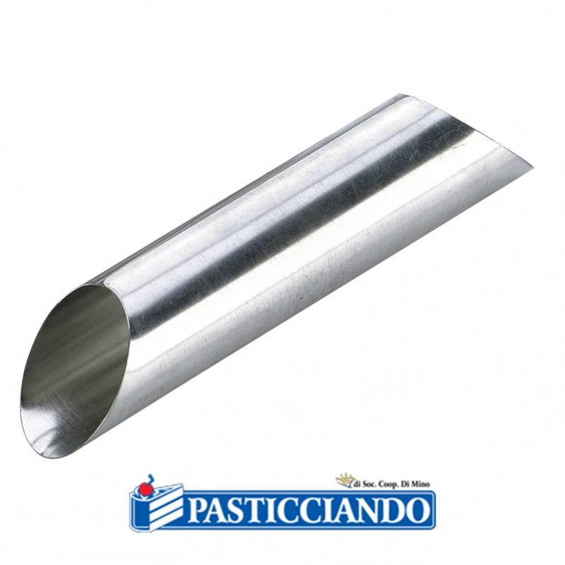 16 Stampi Per Cannoli Siciliani E Corni Alla Crema In Acciaio Inox, Tubi Per Cannoli 12.5 Cm, Formine Per Biscotti E Croissant