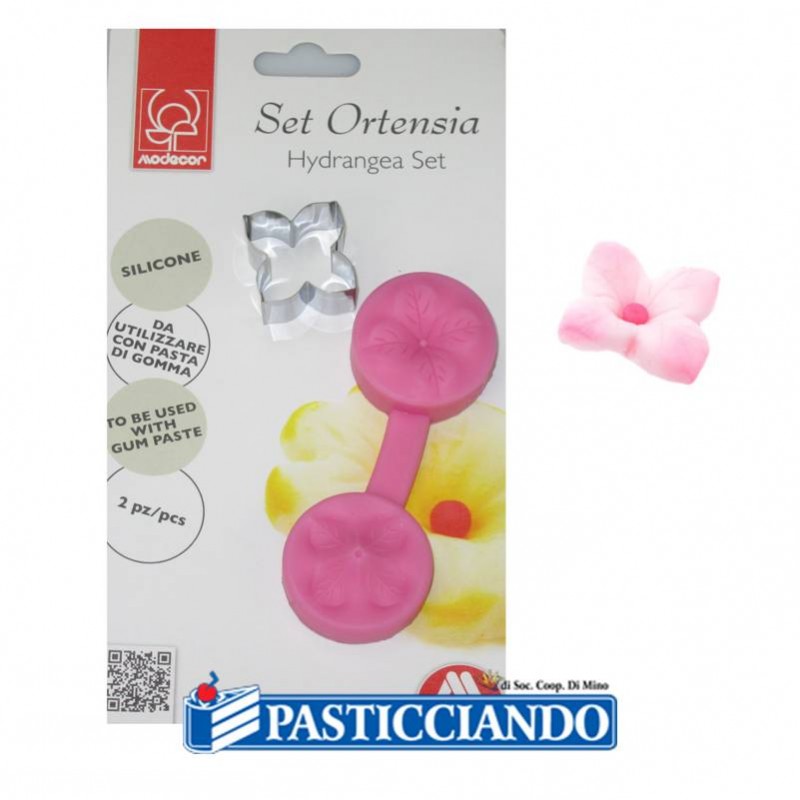 Set ortensia con silicone - Modecor