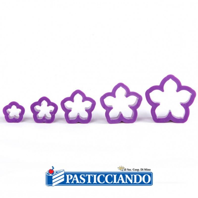 Kit tagliapasta petunia 5pz - Decora