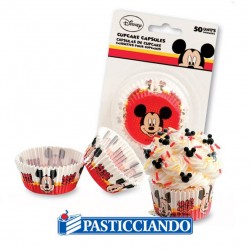 Pirottini - Cupcake in Carta Forno Rossi a Pois Ø 3 cm 100 Pezzi PME