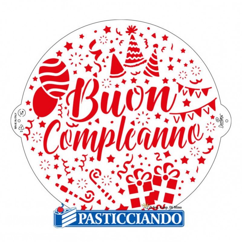 Stencil compleanno - Decora