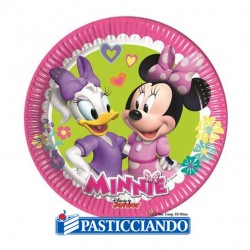  Vendita on-line di Piatti minnie fucsia 8pz  