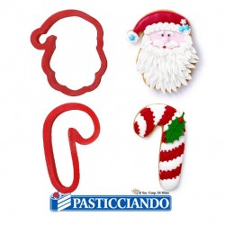 Tagliapasta Babbo Natale Candy Cane Decora in vendita online