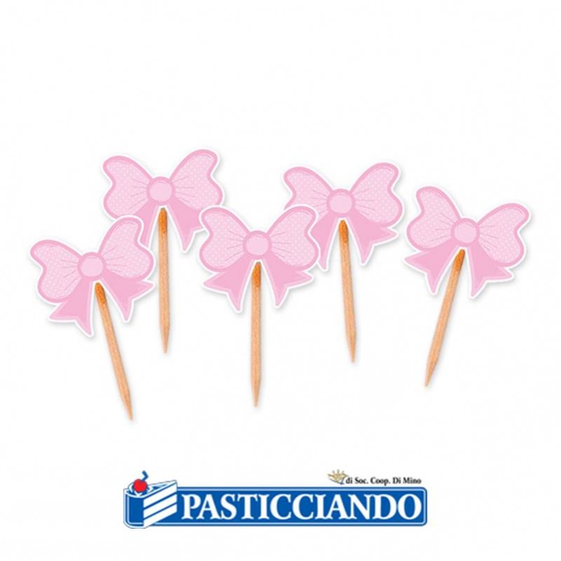 25 picks fiocco rosa - Big Party