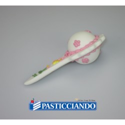 Sonaglino rosa in zucchero nascita Modecor Modecor in vendita online