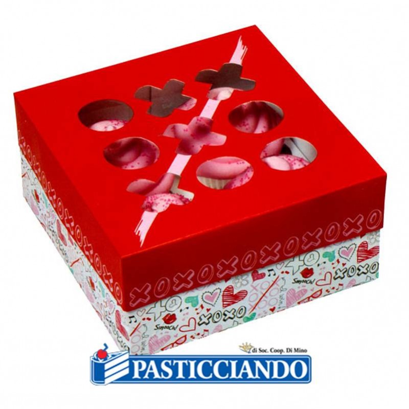 Box dolci amore con adesivi - Wilton