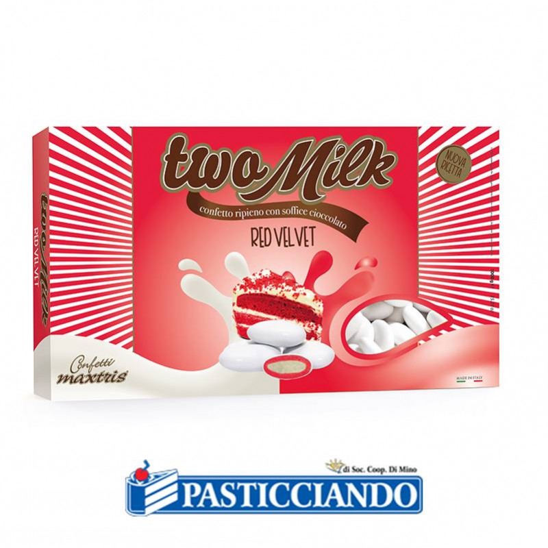 Confetti two milk red velvet 1kg - Maxtris